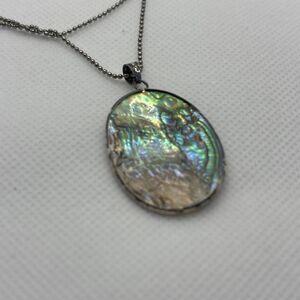 Abalone Shell 925 Silver Charm Top Quality  Sterling Silver Pendant Jewelry